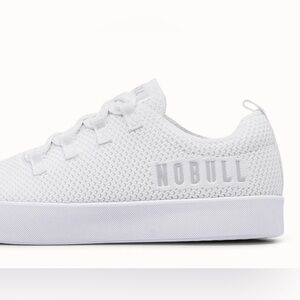 NoBull Project Recs Shoes White Knit Lace Up Trainer Sneaker Women’s 9.5 Men’s 8